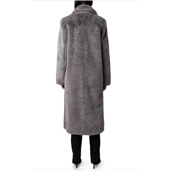 Zadig & Voltaire Monacoco Faux Fur Coat Size Medium $898 - Picture 3 of 7